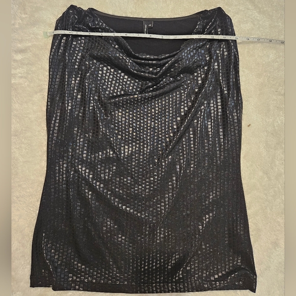 NEW Black Sleeveless Top Size S Avant Garde Minimalist Monochrome Lightweight - Picture 7 of 11